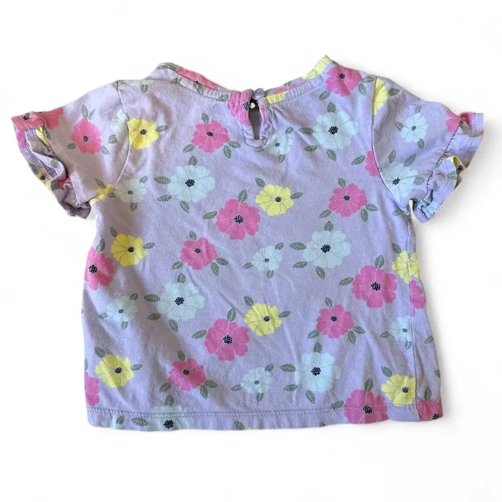 Baby Gap 18-24M Summer Bundle | Floral Tee + 2 Shorts